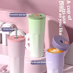 Straw Thermal Insulation Cup Outdoor Leisure Fashion Sports Cup