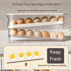 Slide Egg Storage Box Double-layer Automatic Egg Roller Pi-Mart