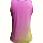Ladies' Gradient Color Letter Printed Casual Versatile Fashion Vest - SJB-DIAMOND ELITES
