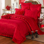 Four-piece Bed Full Cotton 1.5m1.8m Linen And Duvet Cover Pi-Mart