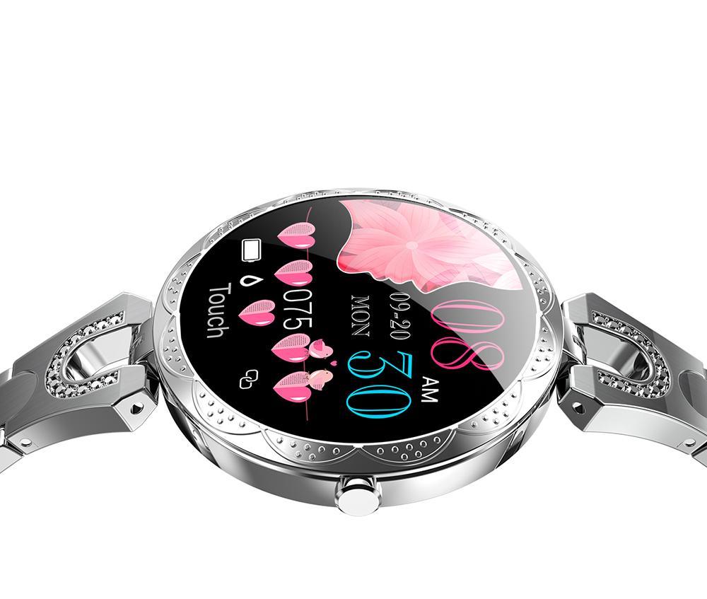 Fashion Women's Smart Watch Waterproof Wearable Device Heart Rate Monitor Sports Smartwatch For Women Ladies - SJB-DIAMOND ELITES
