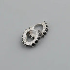 Circle-shaped Diamond Colorful Crystals Opal Zircon S925 Sterling Silver Earrings Lootquake LLC