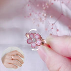 Cherry Blossom Rotatable Ring Ins Sweet Rings