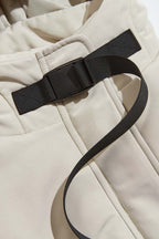 Waterproof Warm Padded Jacket Men's Fake Two Piece Tooling Multi Pocket Thickened