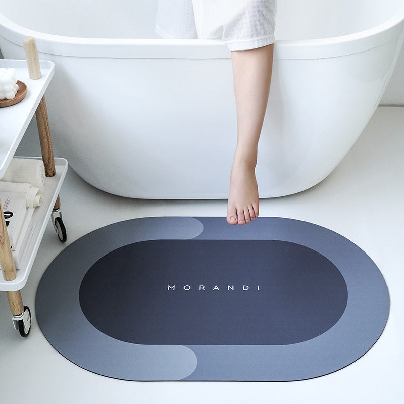 Diatom Mud Absorbent Pad Toilet Floor Mat Soft Non-slip Pi-Mart