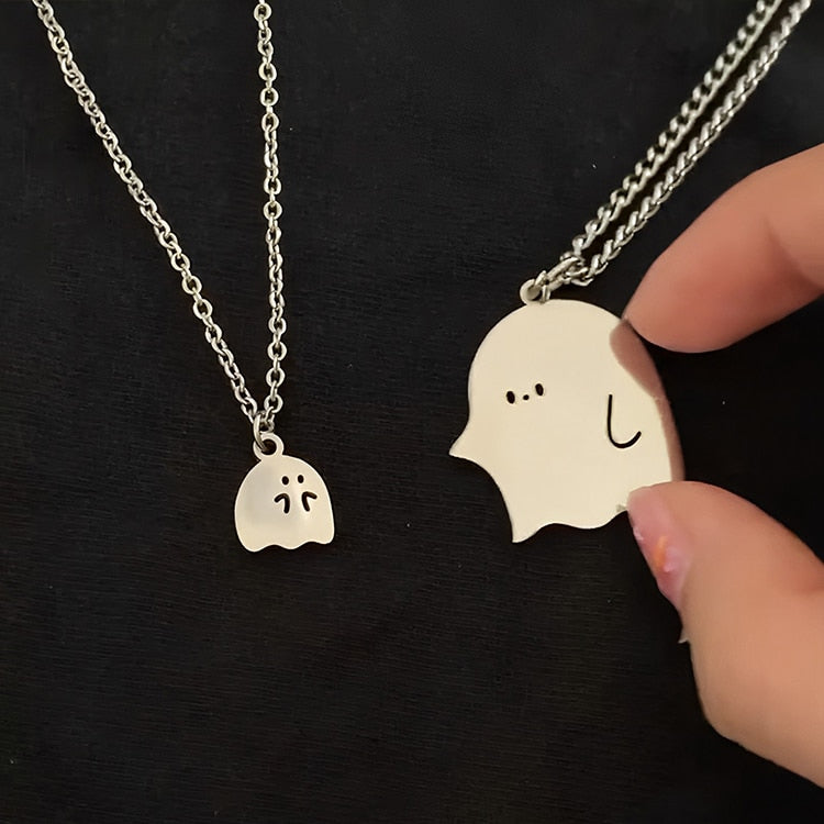 Cute Ghost Little Monster Necklace Pi-Mart