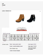 Rubber New Personalized Versatile High Heel Boots Pi-Mart