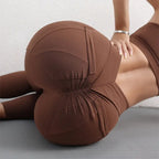 High Waist Hip Lift Yoga Pants With Pockets Women's Sports Fitness Trousers Leggings