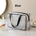 Mesh Cosmetic Bag, Small Daisy Beach Wash Bag, Travel Women's Simple Storage Bag, Go Out Portable Mesh Shower Tote Bag, - SJB-DIAMOND ELITES