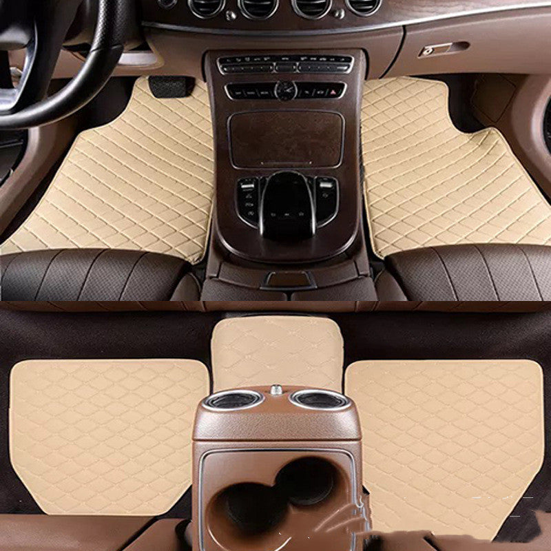 Universal Right Rudder Foot Pad Leather Quilted Embroidered Full Surround Pi-Mart