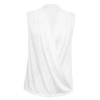 Women's Solid Color V-neck Off Shoulder Fashionable Versatile Camisole Vest - SJB-DIAMOND ELITES