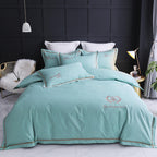 Four-piece Household Simple Cotton Bed Duvet Cover Pi-Mart