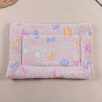 All-Season Dirt-Resistant Rectangular Pet Blanket - Comfortable Dog Paw Heart Print Pet Bed, 1pc Lootquake LLC