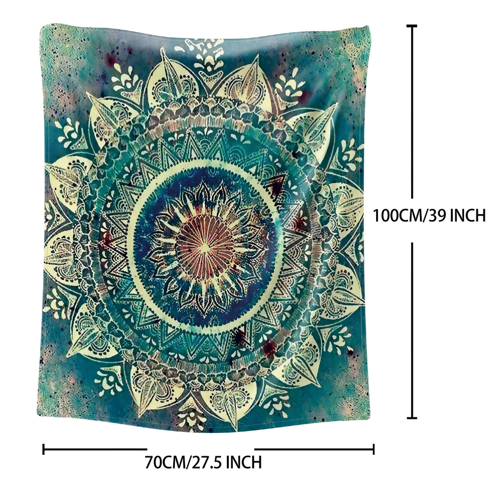 Luxurious Soft Bohemian Mandala Blanket - Visually Stunning & Cozy - Ideal Gift for Boys, Girls & Adults on Birthdays, Holidays, and Ramadan Celebrations! Lootquake LLC