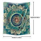 Luxurious Soft Bohemian Mandala Blanket - Visually Stunning & Cozy - Ideal Gift for Boys, Girls & Adults on Birthdays, Holidays, and Ramadan Celebrations! Lootquake LLC