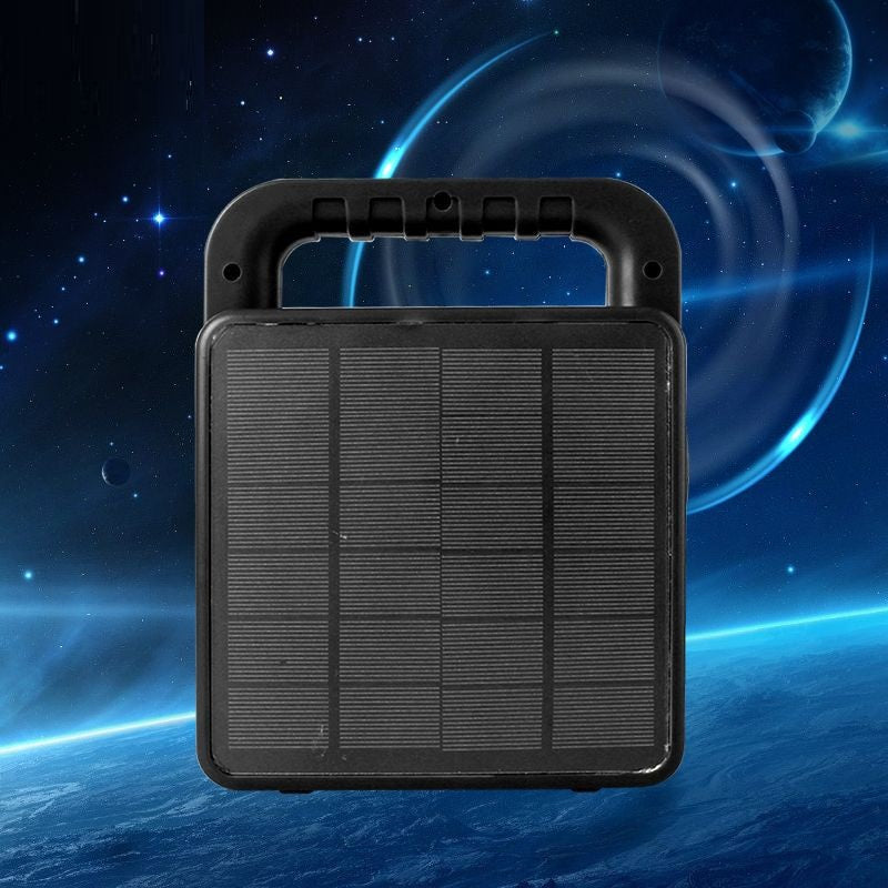 Solar Rechargeable Camping Outdoor Bluetooth Speaker Emergency Light Pi-Mart