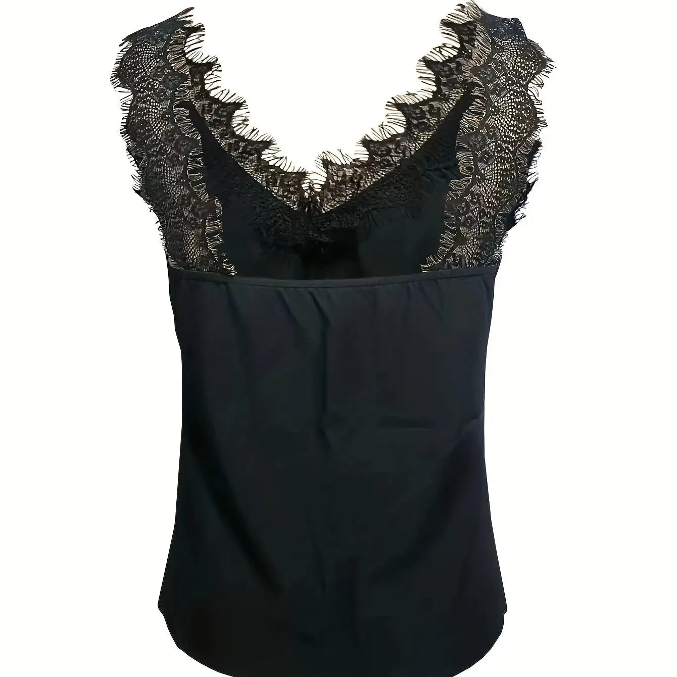 Ladies' Sexy Lace V-neck Sleeveless Backless Vest - SJB-DIAMOND ELITES