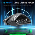 ATTACK SHARK R1 PRO 59g SUPERLIGHT Mouse, PixArt PAW3311 Gaming Sensor, BT/2.4G Wireless/Wired Gaming Mouse, 6 Adjustable Up To 18000, 65 Hrs Battery, Office Mice For Win11/Xbox/PS/Mac (()Black ) Lootquake LLC