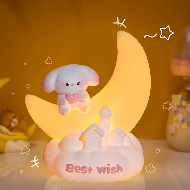 Sweet Puppy Small Night Lamp Cute Cartoon Pi-Mart