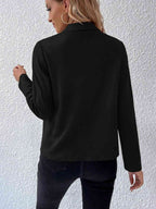 Classic Minimalist Collared Long Sleeve Jacket for Women – Minimalist & Lightweight Everyday Outerwear Stevvex