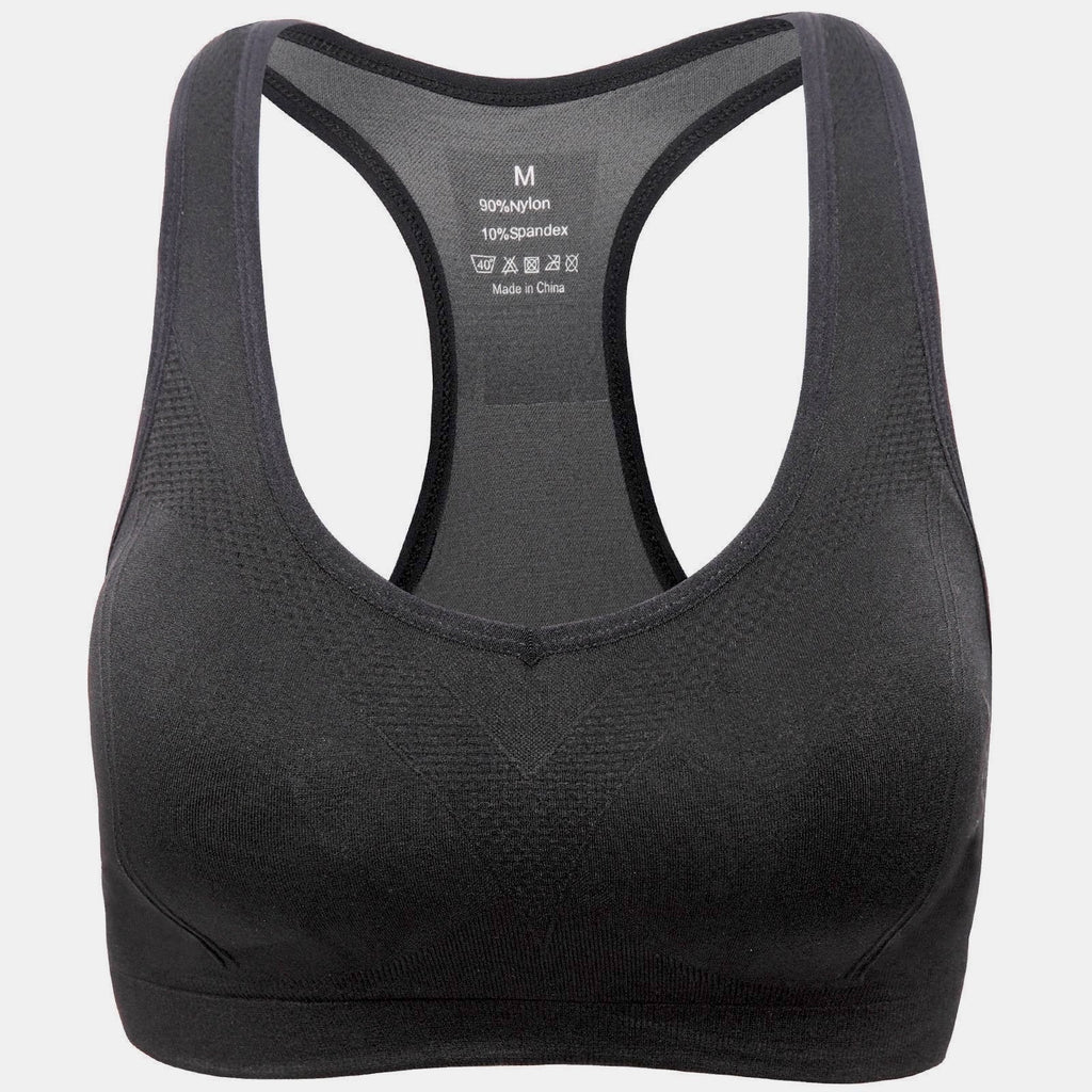 JupiterGear Women’s Stylish Racerback Athletic Sports Bra | Padded - SJB-DIAMOND ELITES
