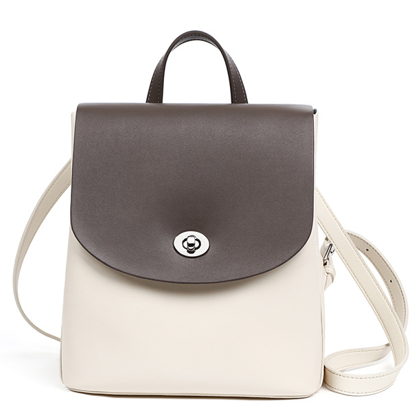 Women backpack purse medium capacity genuine leather - SJB-DIAMOND ELITES