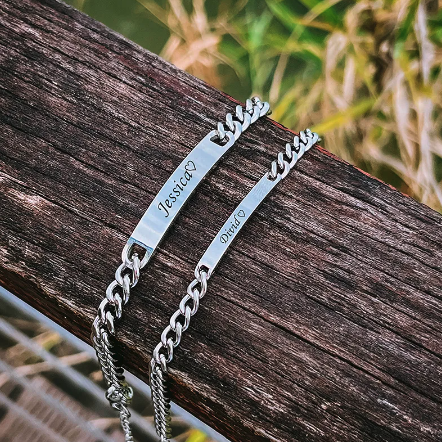 Engraved Bracelet Set Pi-Mart