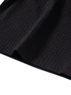 Men's Classic Textured Shorts with Elastic Waist