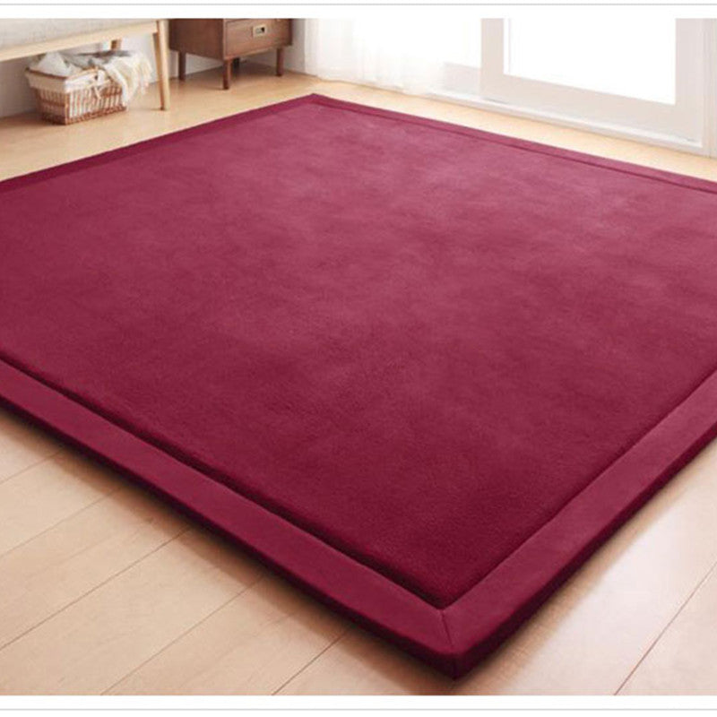 Thick Coral Velvet Carpet Tatami Crawling Non-slip Mat Pi-Mart
