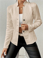 Button Pattern Small Suit Jacket Pi-Mart