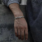 Braided Bangle Bracelet Pi-Mart