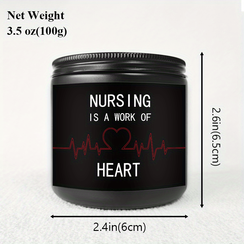 Lavender Scented Candle 5.3oz - Perfect Appreciation Gift for Nurses, Nursing Students, and Paramedics on Nurses' Day, Birthday, Graduation, or Thanksgiving - Unique and Meaningful Present, Women Men, Labor And Delivery, Nurs Lootquake LLC