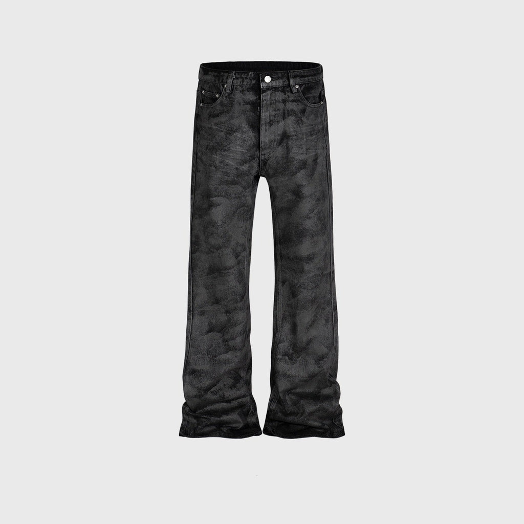 Men's Wide Leg Black Trousers Skinny Jeans Lootquake LLC