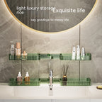 Bathroom Wall-mounted Multi-function Rotating Storage Rack Pi-Mart