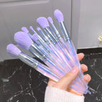Purple Makeup Brush Set Pi-Mart