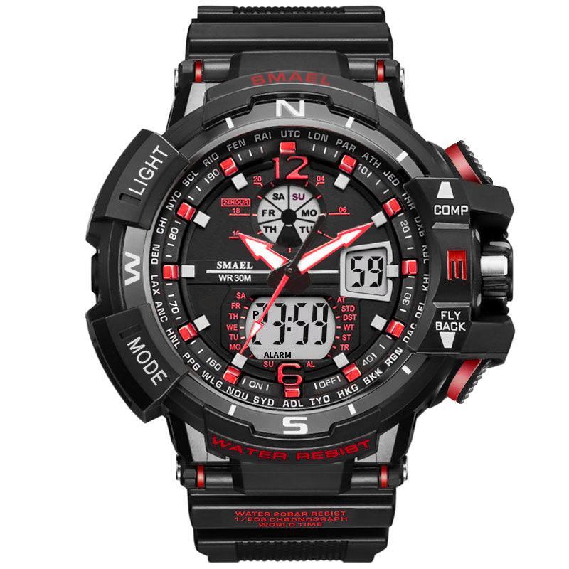 Modern Sport Watch For Men and Woman With LED Digital Quartz Display Men's Top Brand Luxury Digital-watch Relogio Masculino In Army Military Popular Design Waterproof 50M - SJB-DIAMOND ELITES