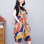 Denim Lantern Strap Pants