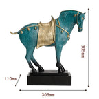 Pure Copper Horse Decoration Sancai Lootquake LLC