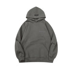 Essentials Chest Letters Printing Hooded Sweatshirts Pi-Mart