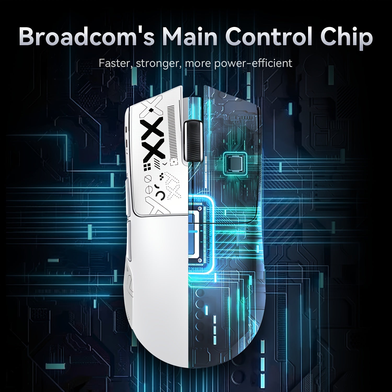 X11 Lightweight Wireless Gaming Mouse With Anti Slip Mouse Grip Tape, Self Adhesive Design Elastics Refined Side Grips Sticker Sweat Resistant Pads/Anti Sweat Paste, Cut To Fit Lootquake LLC