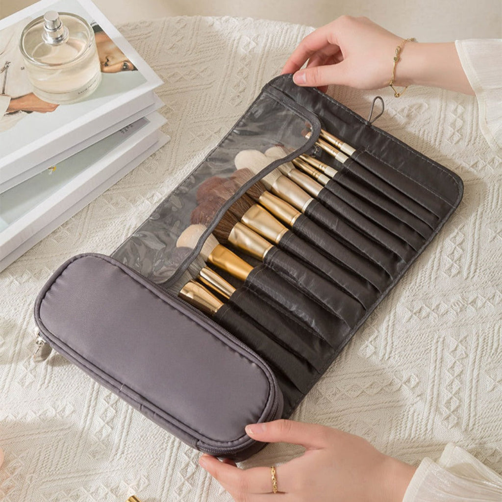 Travel makeup bag,Makeup bag organizers,Makeup bags small, makeup bag, makeup brush bag, storage bag multi-function, folding professional beauty makeup storage bag - SJB-DIAMOND ELITES