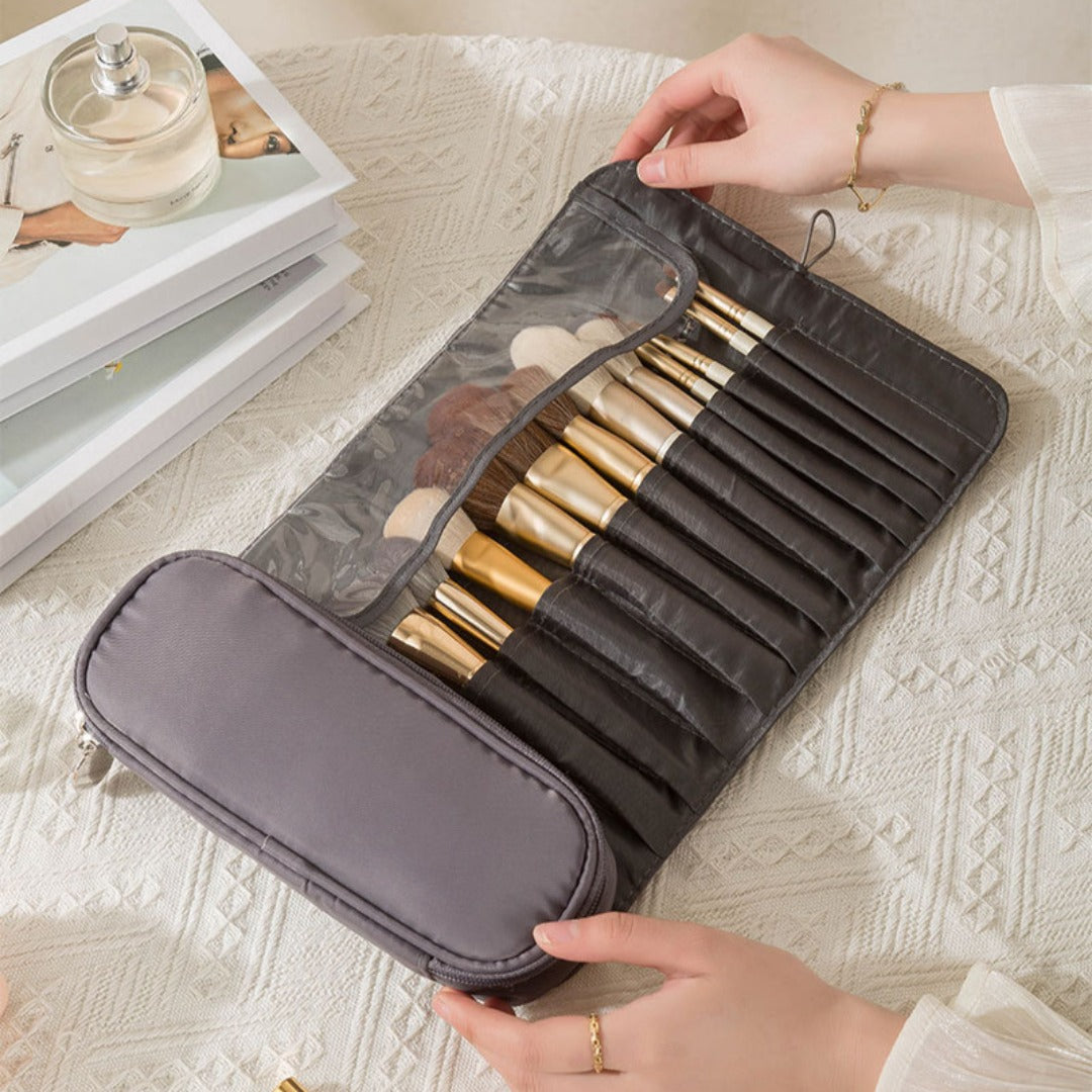 Travel makeup bag,Makeup bag organizers,Makeup bags small, makeup bag, makeup brush bag, storage bag multi-function, folding professional beauty makeup storage bag - SJB-DIAMOND ELITES