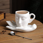 High Temperature Ceramic Creative Abstract Art Hand Fragrance Coffee Cup Pi-Mart