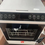 Smart Dishwasher with Automatic Washing, Disinfection, Drying & Built-in Water Tank