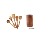 Culinary Essentials Wooden Spatulas Pi-Mart