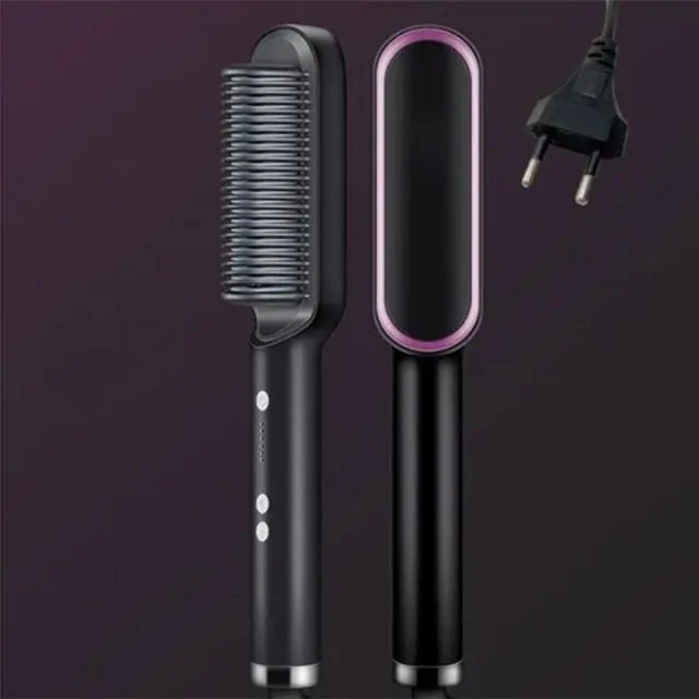 Straighteners Curling Hair Iron Hair Brush Pi-Mart