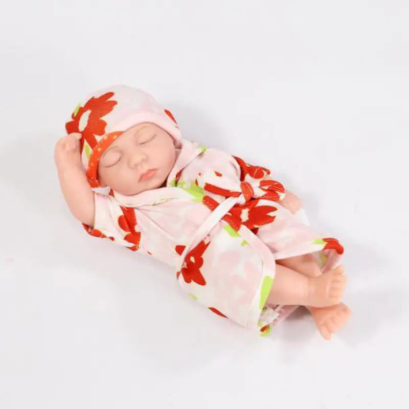 Mini Soft Silicone Baby Doll - Cute Gift for Girls Pi-Mart
