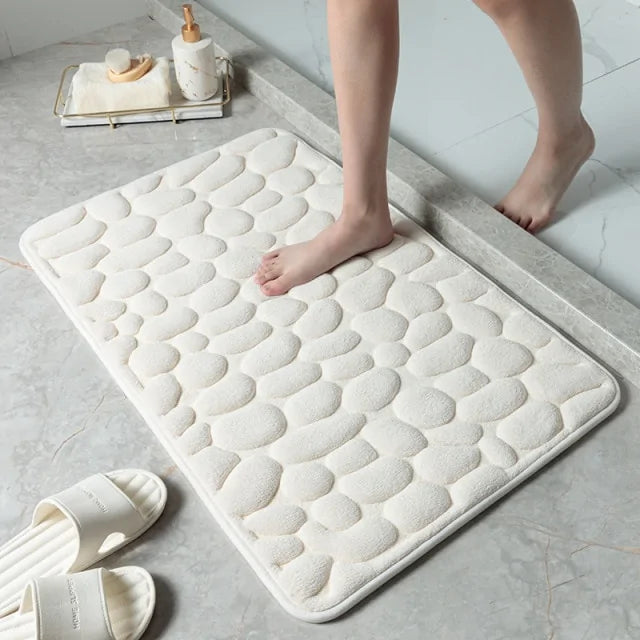 Non-Slip Embossed Bathroom Mat Pi-Mart