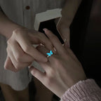 New Blue Color Luminous Smart Ring Pi-Mart