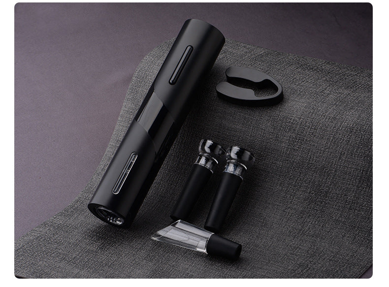 New Base Bottle Opener Enterprise Year-end Business Gift Five-in-one Red Wine Wine Set Base Electric Bottle Opener Pi-Mart